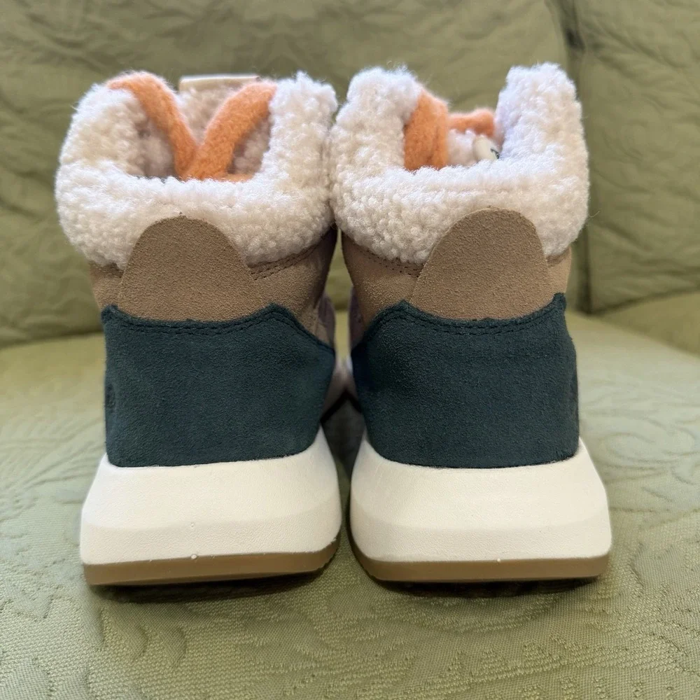 Womens‎ Timberland Retro Swift Sherpa Lined Premium Leather Winter Boot Sz 9